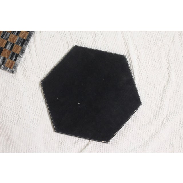 Stone Pink and Black Chinese Checkers Marble Board For Sale - Image 7 of 8