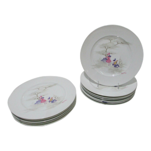 Mid 20th Century Rosenthal Dinner Plates by Bjorn Wiindblad - A Set of 12