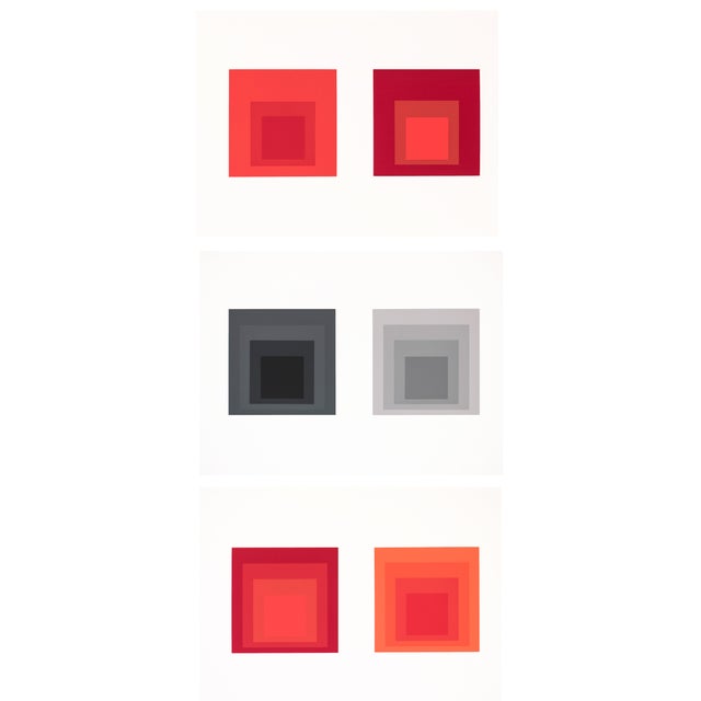 Suite of Three Josef Albers Serigraphs From "Formulation : Articulation" For Sale