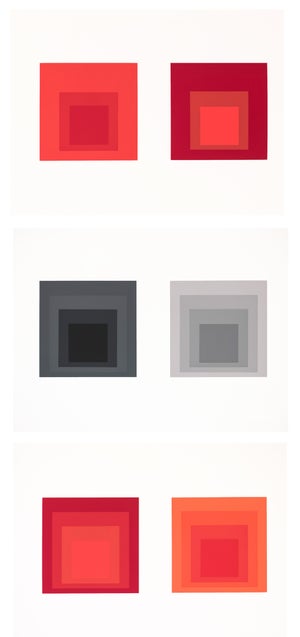 Suite of Three Josef Albers Serigraphs From "Formulation : Articulation"