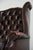 Animal Skin English Chesterfield Cowhide Wing Armchairs, Set of 2 For Sale - Image 7 of 12