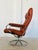 Vintage Cognac Leather Ekornes Stressless Reclining Lounge Chair & Stool 1960,s For Sale - Image 17 of 18