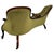 Gold 19th Century English Victorian Mahogany Spoon-Back Settee For Sale - Image 8 of 12