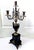 Antique Italian Neoclassical Gilt Bronze & Solid Black Marble Candelabra – Brevettato For Sale - Image 4 of 10