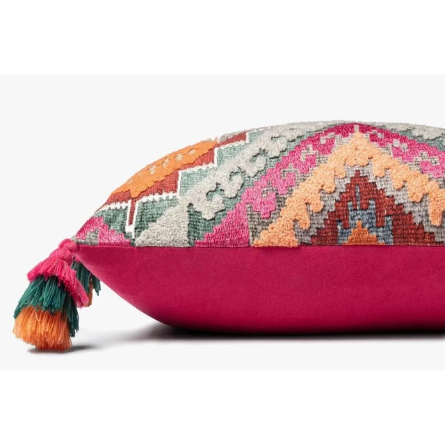 JB Multi INDIA COLOR SPLASH 13" X 35" DOWN FILLED Machine Embroidery Polyester | Cotton | Polypropylene Exclusive of...