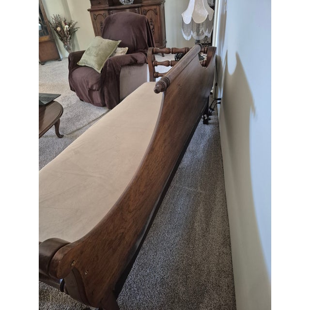 Wood 1860 - 70 Australian Regency Cedar Miner Bench For Sale - Image 7 of 7
