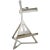 Estelle Display Lamp in Polished Nickel Designer: Alexa Hampton Height: 22.25" Base: 14.5" x 15.5" Triangle Socket: E12...