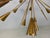 Italian Sputnik Brass Chandelier, 1970 For Sale - Image 6 of 11