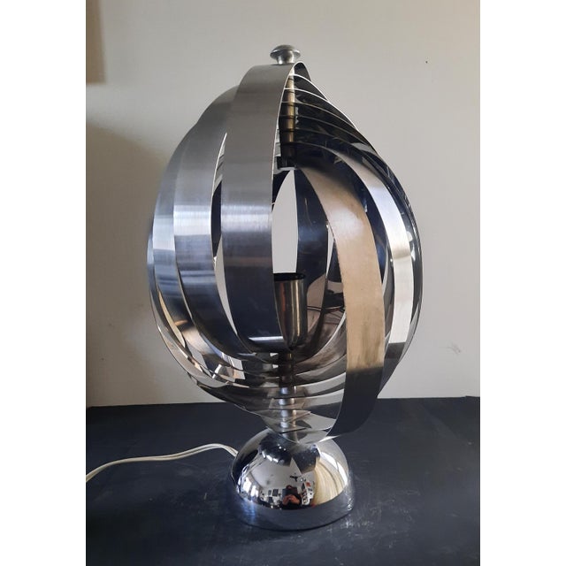 French Table Lamp by Henry Mathieu, 1970 For Sale - Image 3 of 10