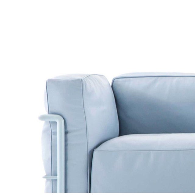 Cassina 3 Gran Confort Sofa by Le Corbusier for Cassina For Sale - Image 4 of 9