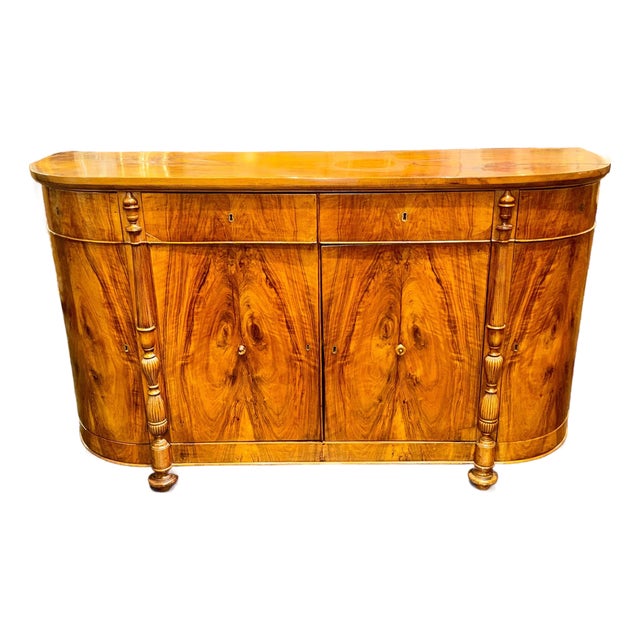 19th C. Italian Walnut Buffet For Sale
