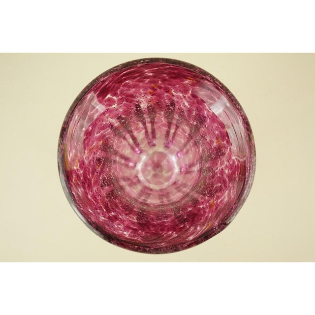 Vintage Murano Submerged Bubble Glass Vase by Ignoto, 1970s For Sale - Image 18 of 18