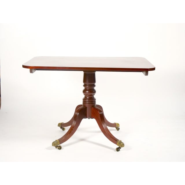 English George III Inlay Mahogany Wood Breakfast Tilt Top Table For Sale - Image 17 of 17