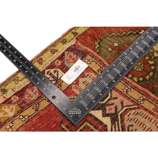 Mid 20th Century Vintage Turkish Yastik Rug - 01'07 X 03'01 For Sale - Image 5 of 8