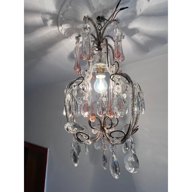Hepburn's Tears Murano Chandelier, 1950s For Sale - Image 16 of 18