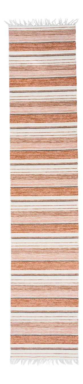 Scandinavian Hand Woven Plastic Gallery Rug, 1980s
