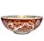 Mid 20th Century Mid-Century Gold Imari 8.5” Hand Painted Japanese Floral Rickshaw Porcelain Bowl For Sale - Image 5 of 12