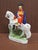 White Antique Staffordshire Style Wellington Horseback Figurine Ceramic 10" L For Sale - Image 8 of 12