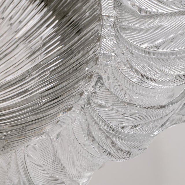Large Italian Murano Glass Leaf Flush Mount, 2000 For Sale - Image 6 of 13