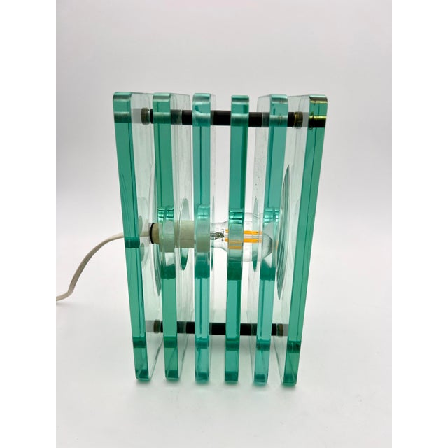 Glass Table Lamp by Giorgio Reggiori for Galotti & Radice, Italy, 1960s For Sale - Image 6 of 13
