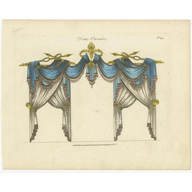 Osmont, Various Draperies, 1820, Paper, Set of 11 For Sale - Image 8 of 14