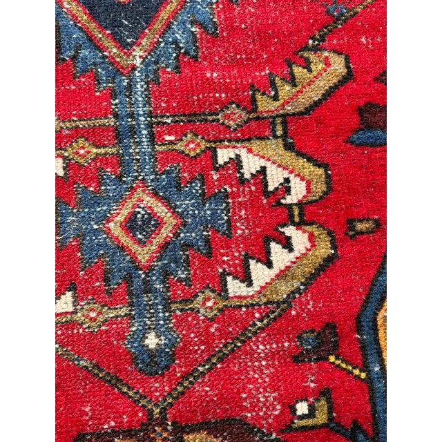 Vintage Mazlaghan Rug, 1950s For Sale - Image 12 of 18