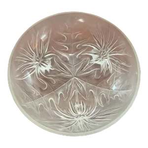 1940s Verlys Art Deco French Glass Bowl