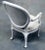 Pair of Cameo Back Gustavian Swedish Paint Decorated Armchairs For Sale - Image 9 of 10