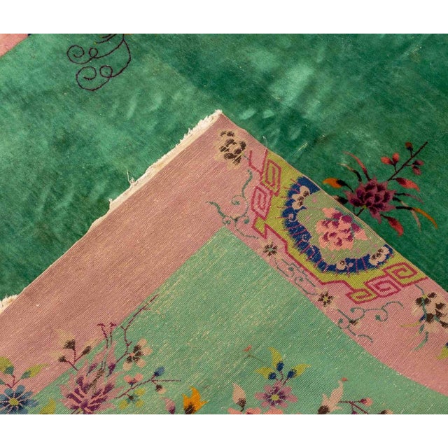 Nichols Chinese Art Deco Carpet, 9' 10" X 7' 9" For Sale In New York - Image 6 of 6
