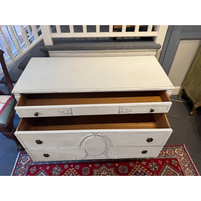 Wood 1930s Vintage Chest of Drawers For Sale - Image 7 of 8