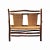 Wood Hickory Bench With Woven Seat and Backrest For Sale - Image 7 of 9