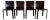 Vintage Italian Mario Bellini Style Brown Leather Dining Chairs – Set of 4/Sold For Sale