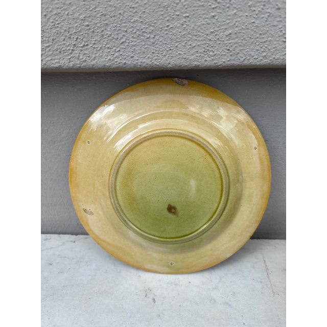 Late 19th Century 19th Century English Majolica Leaves Plate For Sale - Image 5 of 5