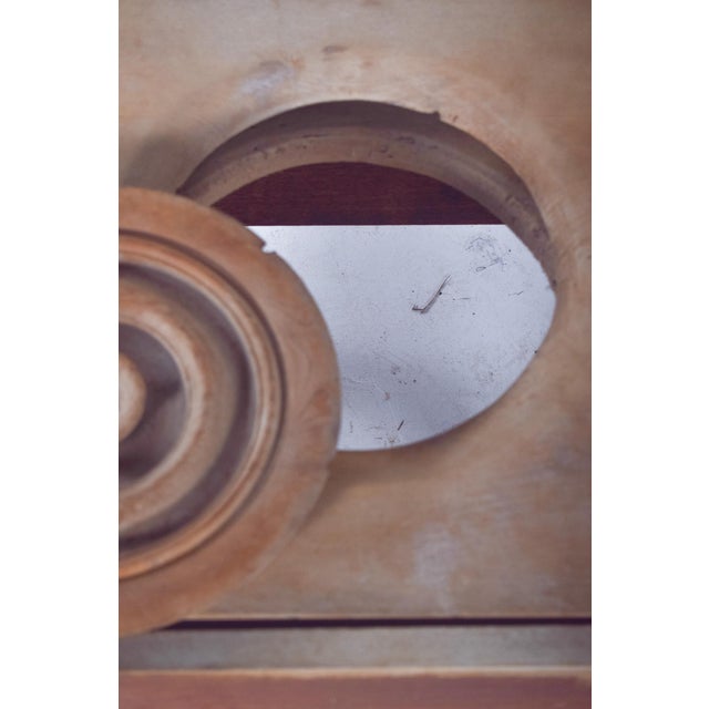 1920s English Wooden Cabinet with Sanitary Container, 1920s For Sale - Image 5 of 9