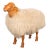 White Large Sheep Sculpture by Carlos Villegas For Sale - Image 8 of 8
