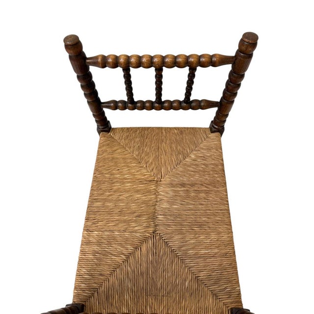 Brown Jacobean Style Bobbin Stool, 1900s For Sale - Image 8 of 10