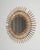 Wood 19th Century France Tan Bamboo Mirror For Sale - Image 7 of 10