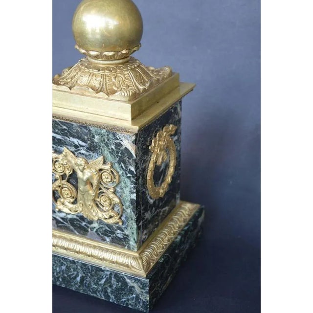 Metal Pair of Late 19th Century Empire Style Candelabras For Sale - Image 7 of 7