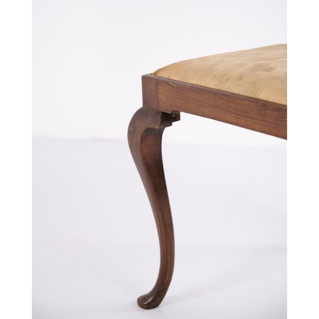 Louis XV Style Dining Chairs in Mahogany with Floral Upholstery, Set of 3 For Sale - Image 9 of 13