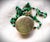 1980s Vintage Victorian Gold Pocket Watch Locket, Green Cameo Woman, Long Art Glass Chain For Sale - Image 5 of 16
