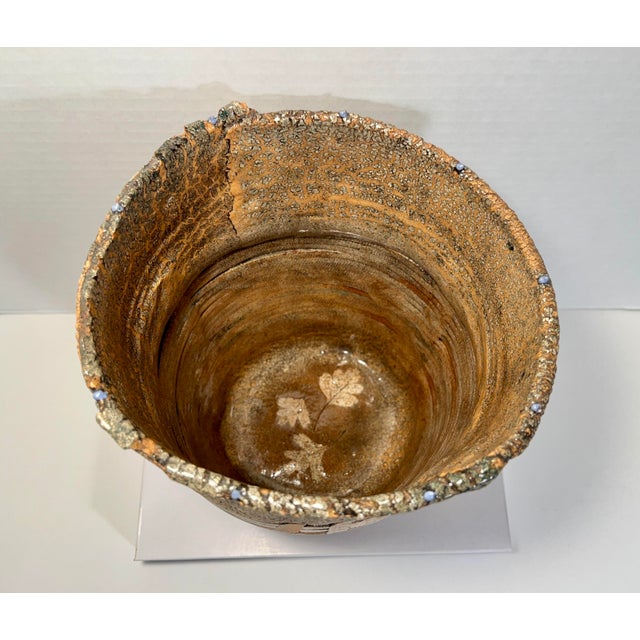 RARE Vintage Jim Kraft Studio Art Pottery Ceramic Vessel Aprox. dimensions: 10"H x 7.5" diameter Very good original...