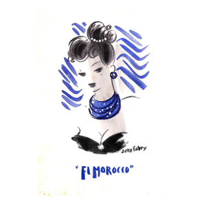 "El Morocco" 1962 Menu W/ Jaro Fabry Cover