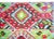 An irresistible mid-20th century Turkish Kilim rug with the most wonderful tribal pattern with several medallion with...