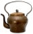 This is Really a Great Looking and Quite Unusual Large Size French Antique Copper Tea Kettle. Circa Very Early 1900s. It...