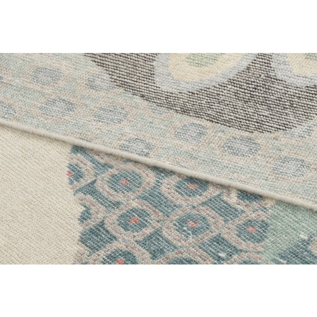 Textile Contemporary Distressed Pictorial Wool Rug, by Rug & Kilim, India For Sale - Image 7 of 9