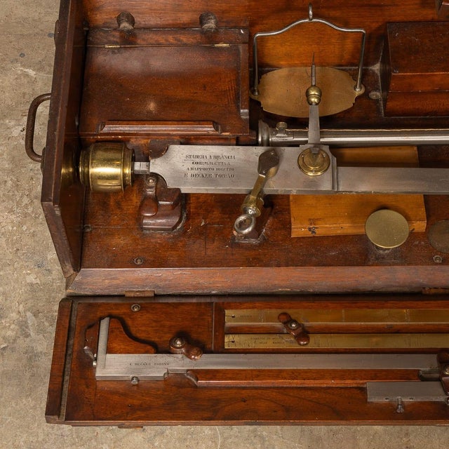 Antique Italian Balance Scales from Decker, Turin, Italy, 1870s For Sale - Image 13 of 18