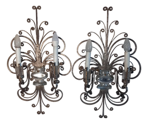 Wall Lamps attributed to Banci Ference, 1950s, Set of 2