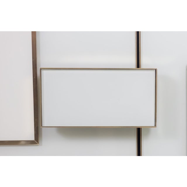 Not Yet Made - Made To Order Italian Four-Door Sideboard with Murano Glass and Brass from Justfurnituress SRL For Sale - Image 5 of 9