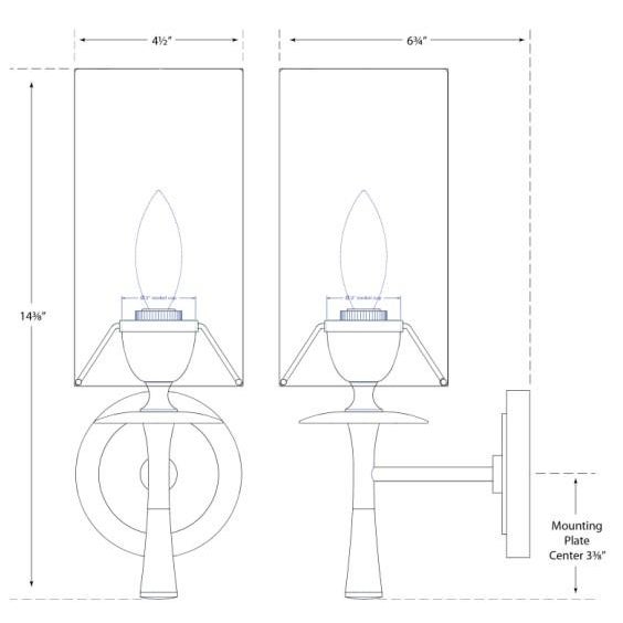 Modern AERIN for Visual Comfort Signature Drunmore Single Sconce in Hand-Rubbed Antique Brass & Crystal with Linen Shade For Sale - Image 3 of 3