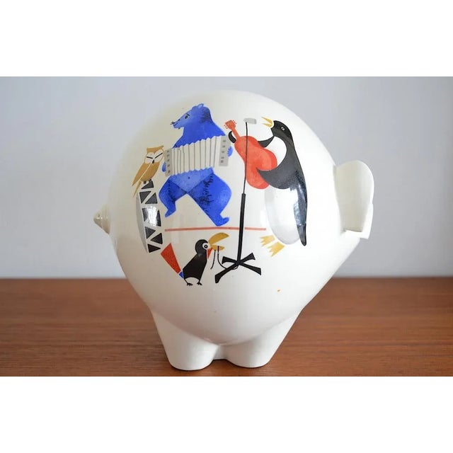 1960s Ceramic Piggy Bank from Egersumo, Norway, 1960s For Sale - Image 5 of 13